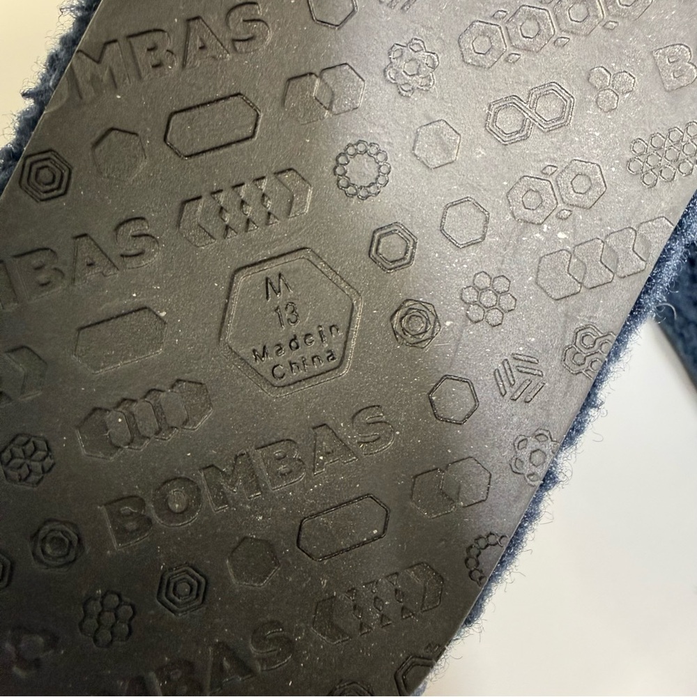 Bombas Sunday slipper Dark Blue Men's Slippers size 13 - Picture 10 of 10